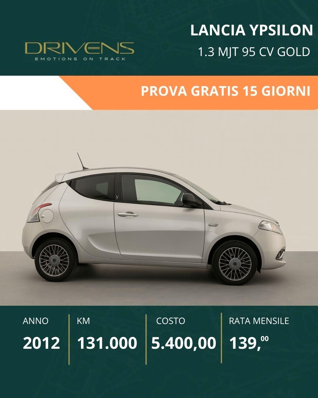 Lancia Ypsilon 1.3 MJT 16V 95 CV 5 porte S&S Gold