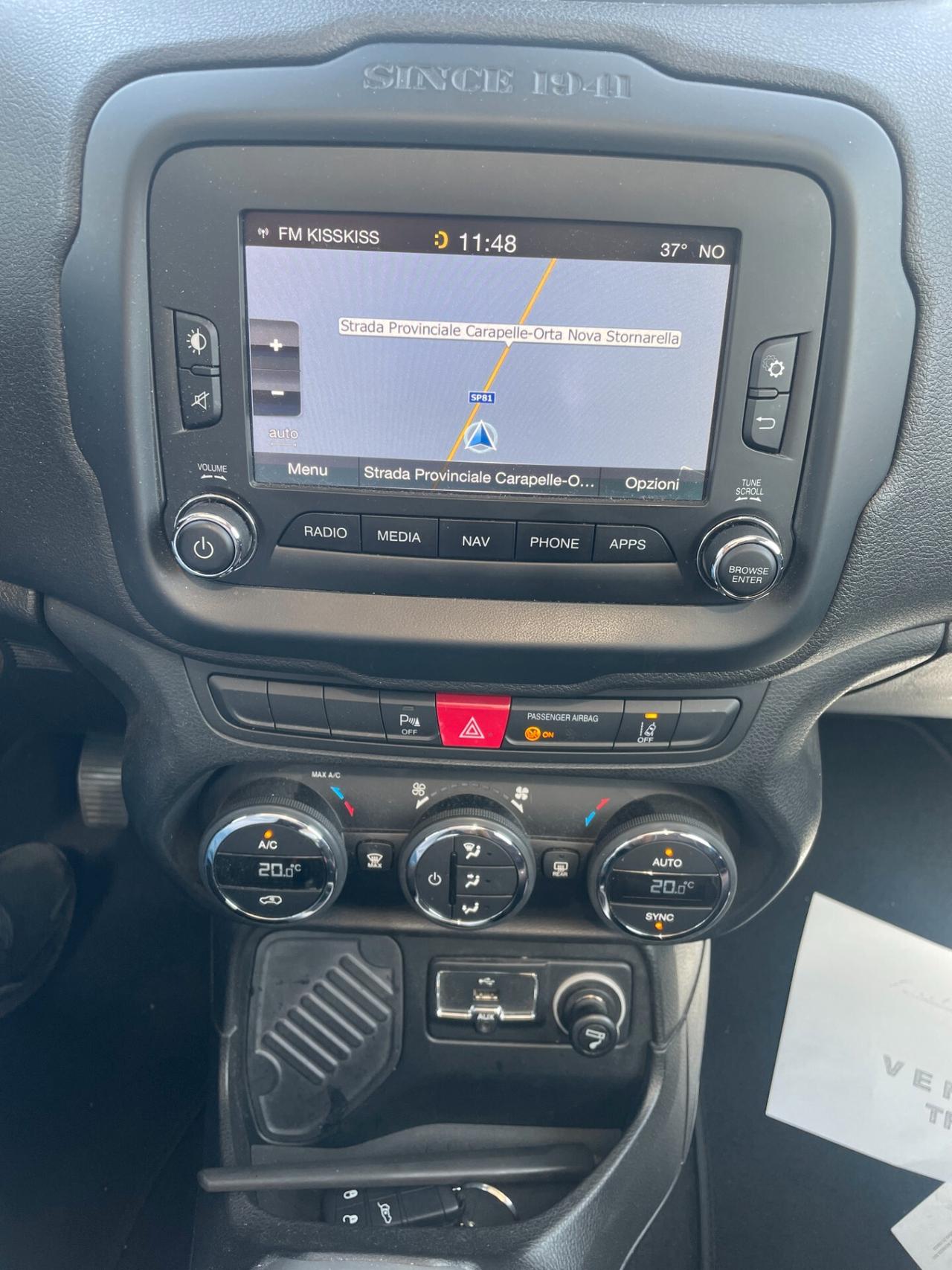 Jeep Renegade 1.6 Mjt 120 CV Limited-TETTO-NAVIGATORE