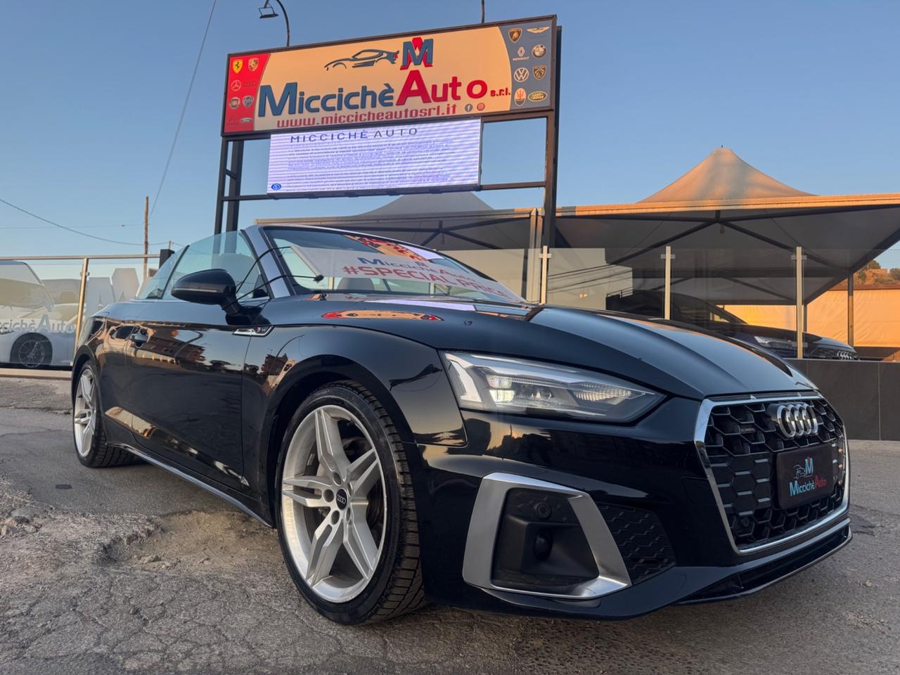 AUDI A5 CABRIO 2.0 TDI 204 CV MHEV S-LINE QUATTRO FULL IVA