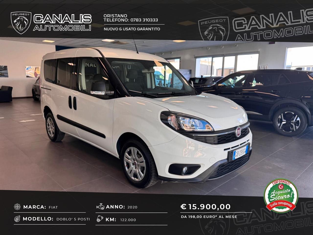 Fiat Doblò 1.6 MJT 105CV 5 POSTI IVA ESPOSTA