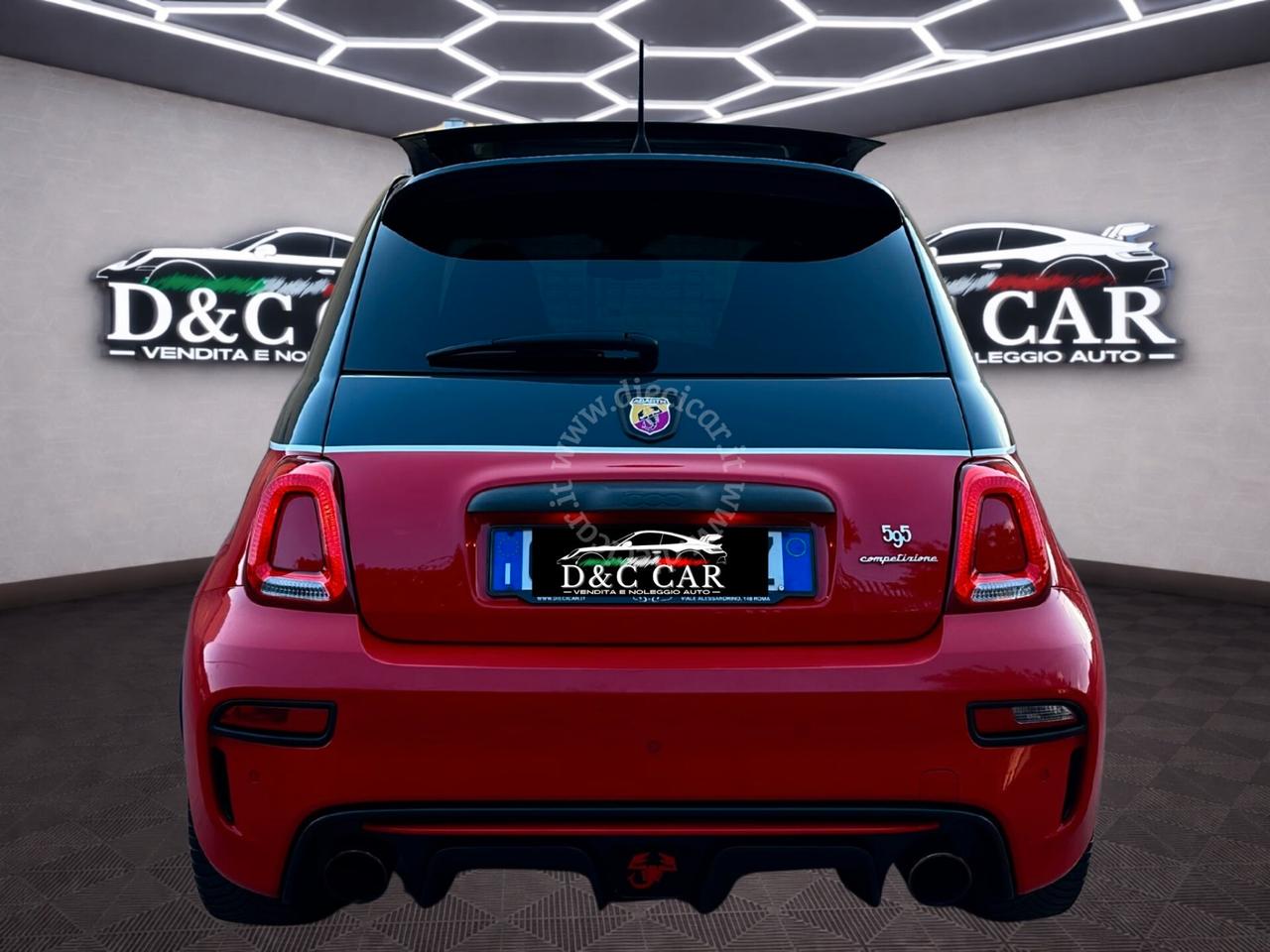 Abarth 595 1.4 Turbo T-Jet 180 CV MTA Competizione TETTO XENO PDC AUDIO BEATZ ANTIFURTO PELLE TAGLIANDI UFFICIALI