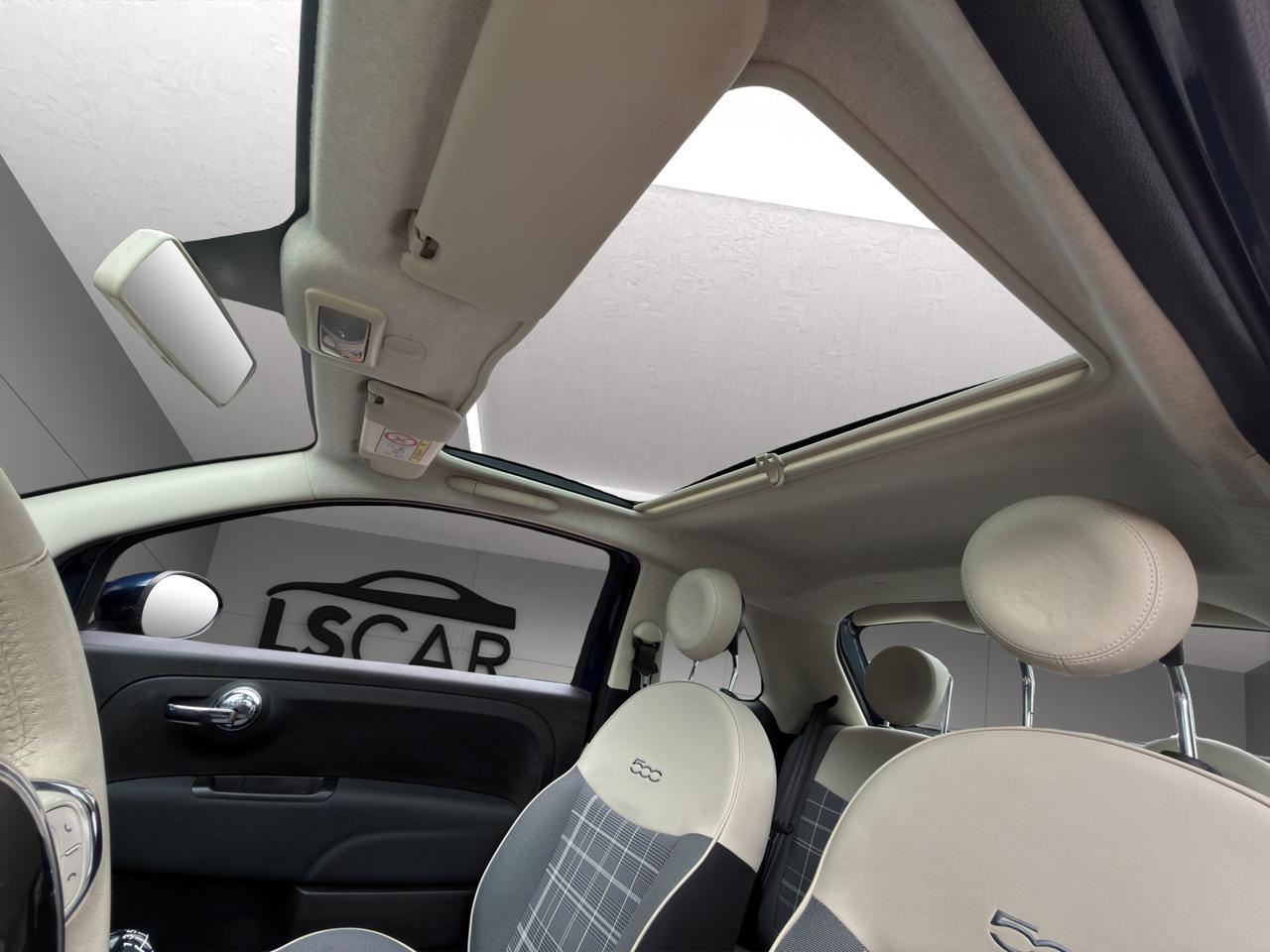 Fiat 500 1.2 Lounge 69cv - Unipro - Promo Finanziamento - Tagliandi certificati - Uconnect 7" - Tetto panoramico - Garanzia