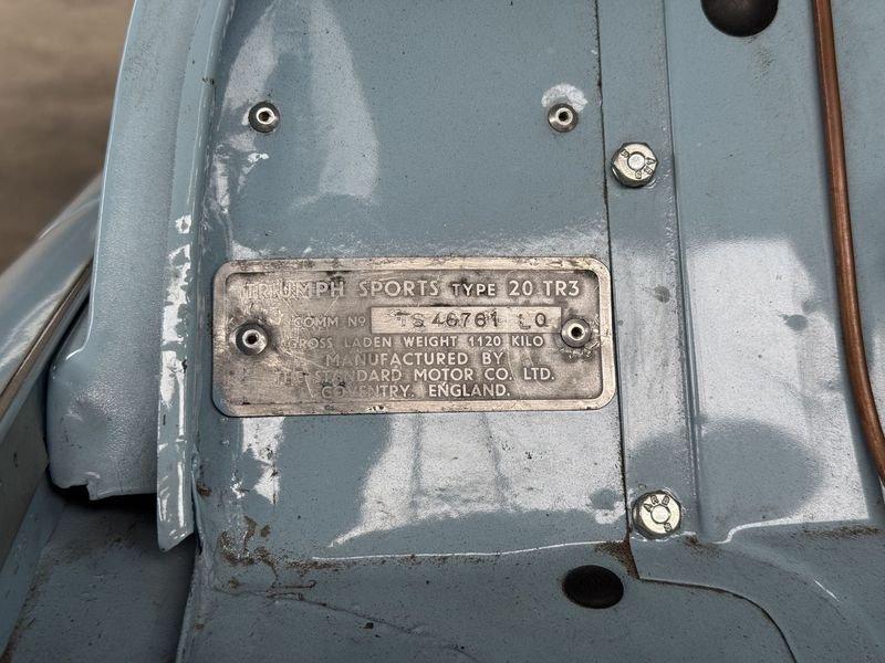 Triumph TR3 TR3 A ISCRITTA ASI COMPLETAMENTE RESTAURATA