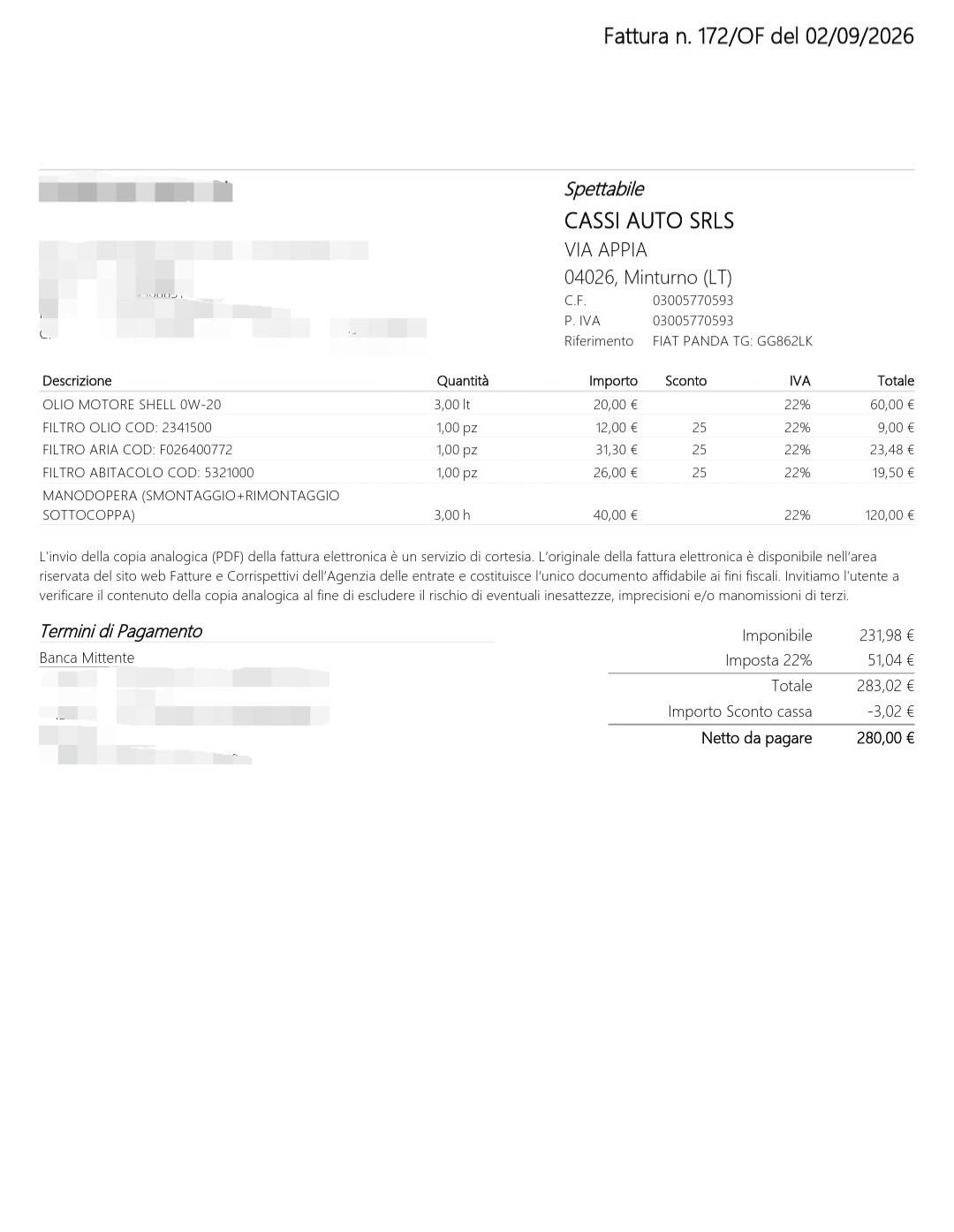 Fiat Panda Unicop Prezzo Reale ZERO SINISTRI !