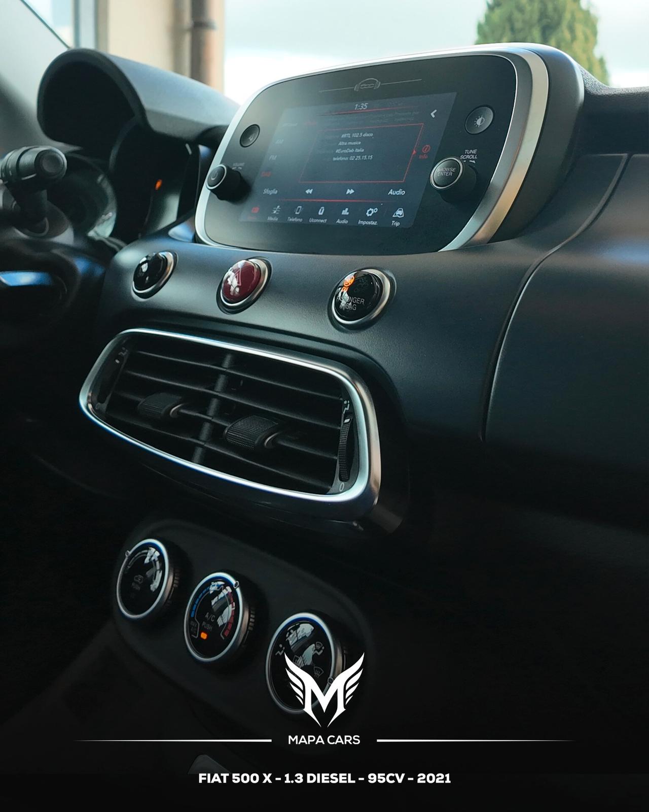 Fiat 500X 1.3 MultiJet 95 CV Yacht Club Capri