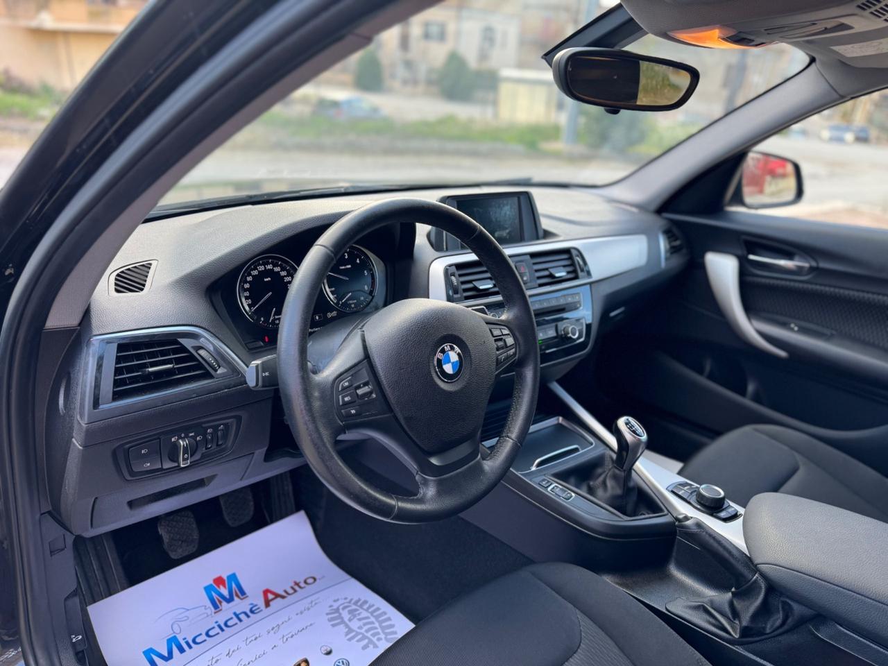 BMW SERIE 1 114D ADVANTAGE NEO PATENTATI