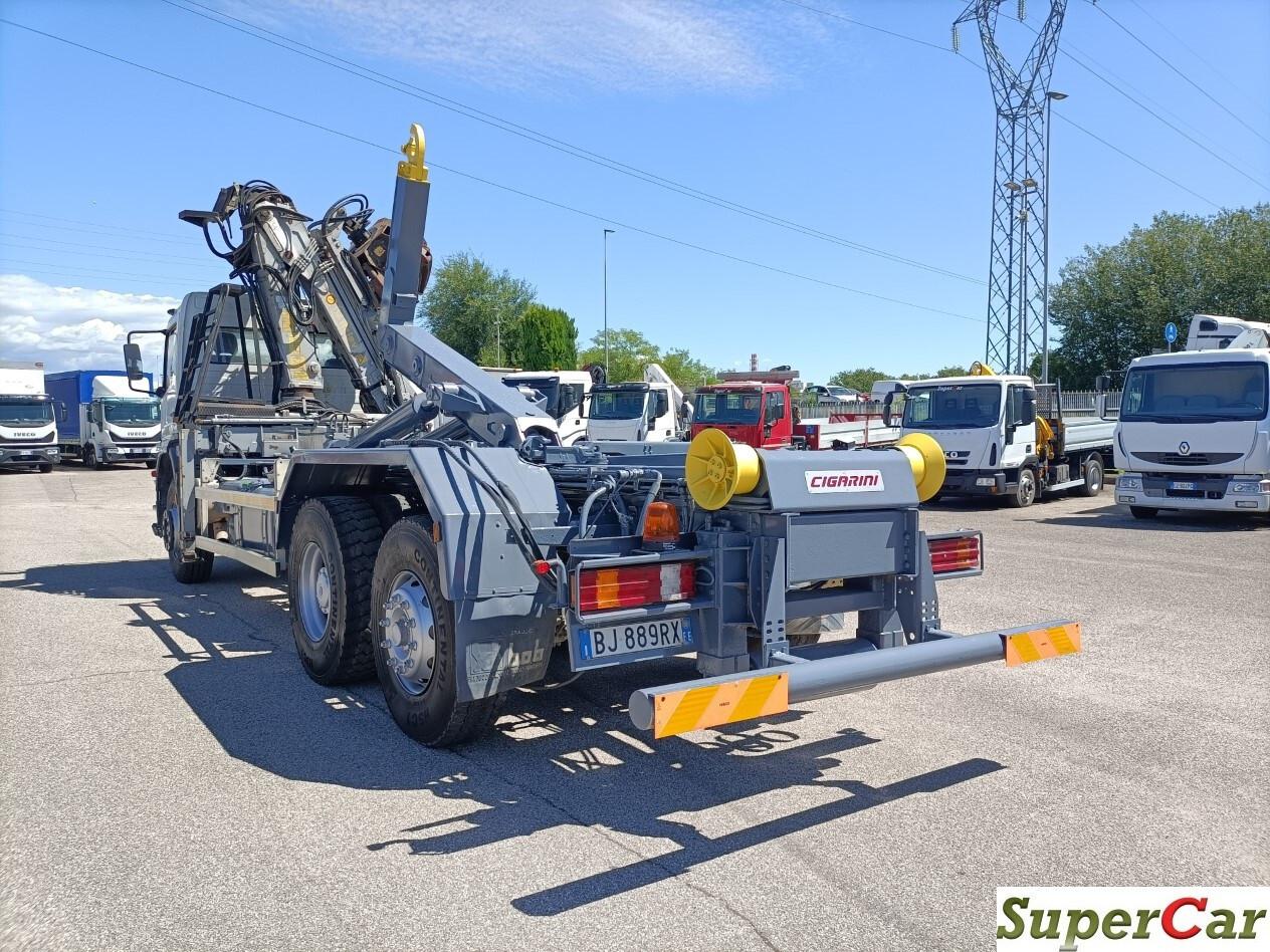 MERCEDES-BENZ ATEGO 1828 gancio scarrabile, gru e polipo