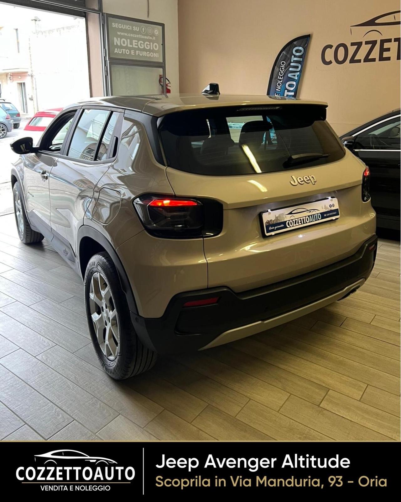 Jeep Avenger 1.2 100 CV Altitude garanzia Jeep