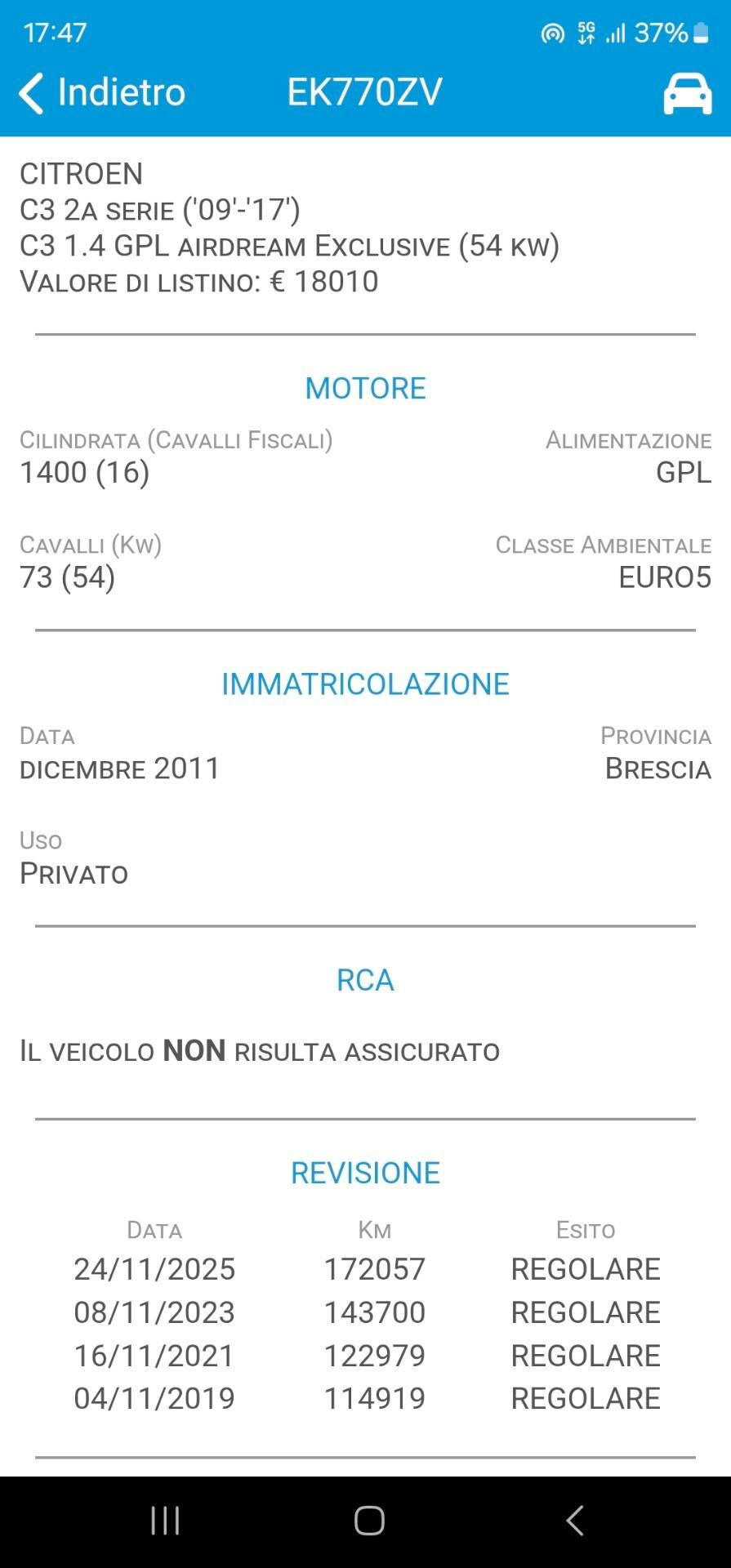 Citroen C3 1.4 Eco Energy Neopatentati GARANTITA