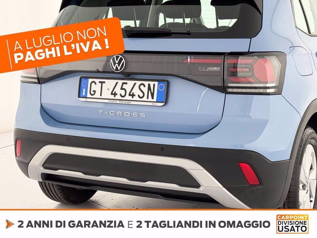 VOLKSWAGEN T-cross 1.0 tsi life 115cv dsg del 2024