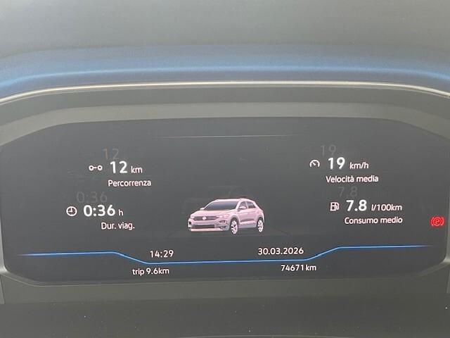 VW T-ROC 1.0 TSI 115CV STYLE UNIPRP. 74000KM