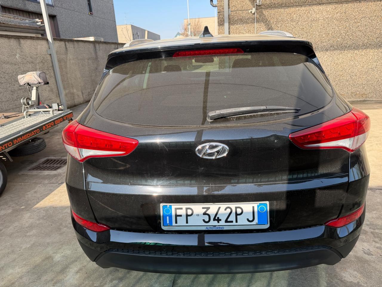 HYUNDAI TUCSON 2018 1.7 CRDi AUTOMATICO INCIDENTATO