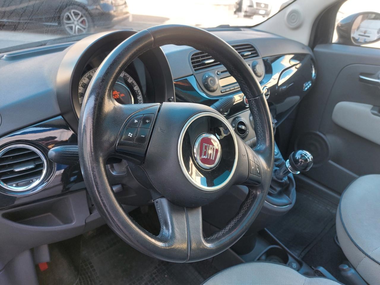 FIAT 500 1.2 BENZ LOUNGE ANNO 2013 970000 51KW 70CV TETTO PANORAMICO