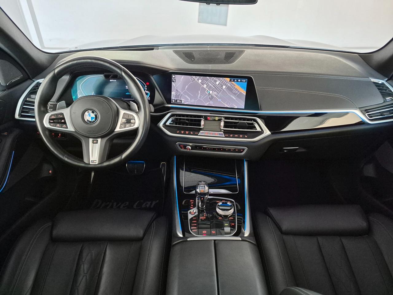 BMW X5 XDRIVE 45E MSPORT LASER PELLE TETTO SOSPENSIONI PNEUMATICHE FRENI M BLU C.21" ADAS 1 PROPRIETARIO