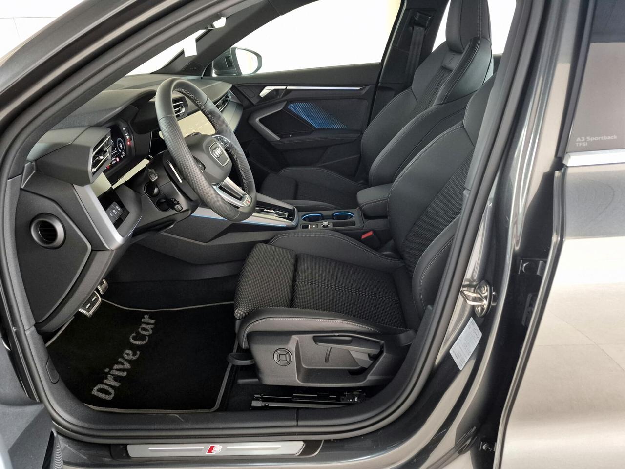 Audi A3 SPORTBACK TFSI MHEV S LINE EDITION S-TRONIC MATRIX SONOS TETTO CARPLAY 360° ACC AUTO UFFICALE AUDI 1 PROPRIETARIO