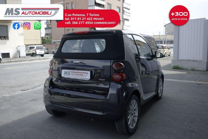 smart fortwo fortwo 1000 52 kW MHD cabrio passion