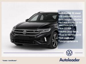 Volkswagen T-Roc 2.0 TDI SCR 150 CV DSG 4MOTION R-Line