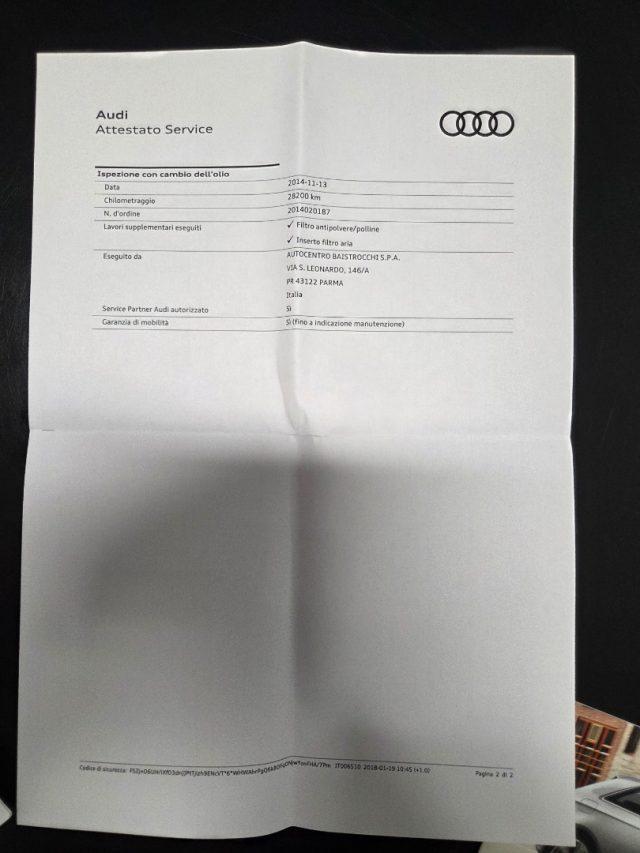 AUDI A3 SPB.2.0 TDI UNICOPROPIETARIO