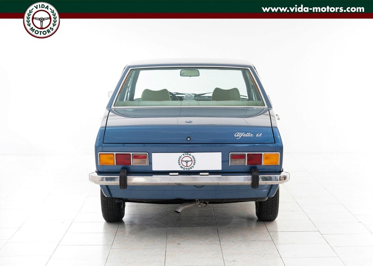 Alfa Romeo Alfetta 1.8 * BLU PERVINCA * ASI * 3950