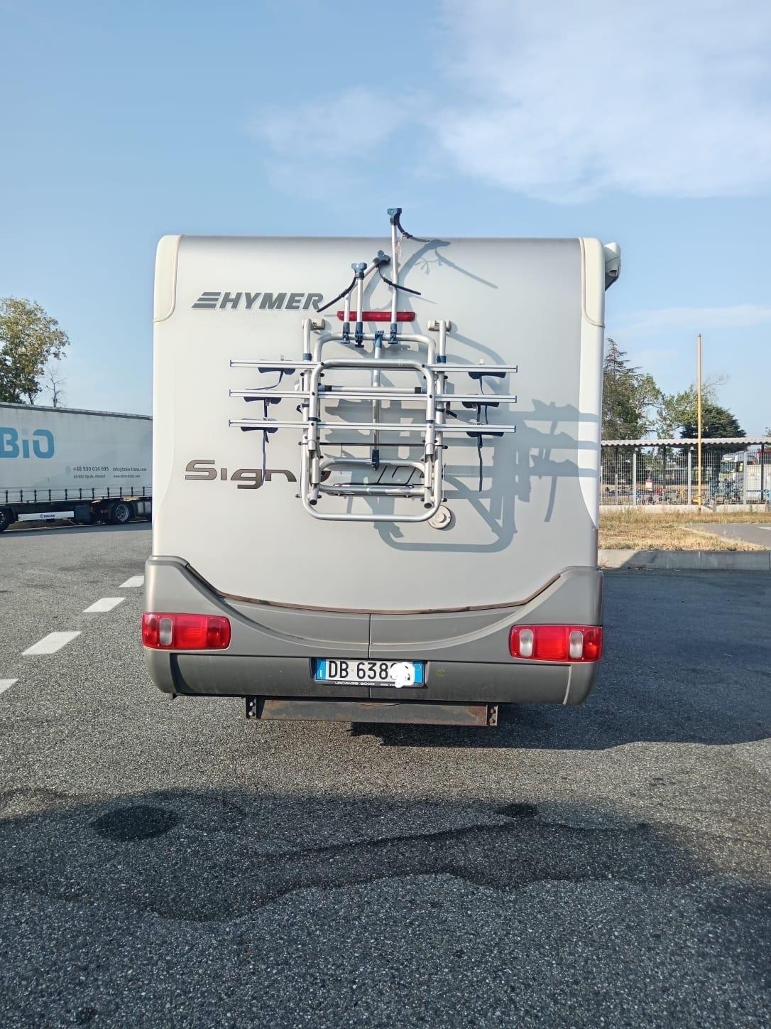 HYMER SIGNO 100 DEL 06 UNI PRO WEBASTO aria ACCESSORIATO IN SALDO