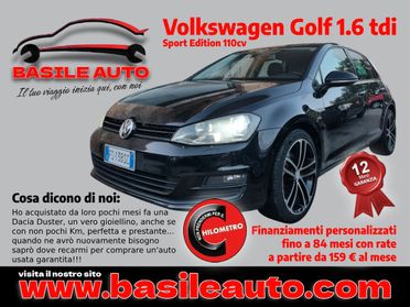 Volkswagen Golf 1.6 tdi Sport Edition 110cv 5p