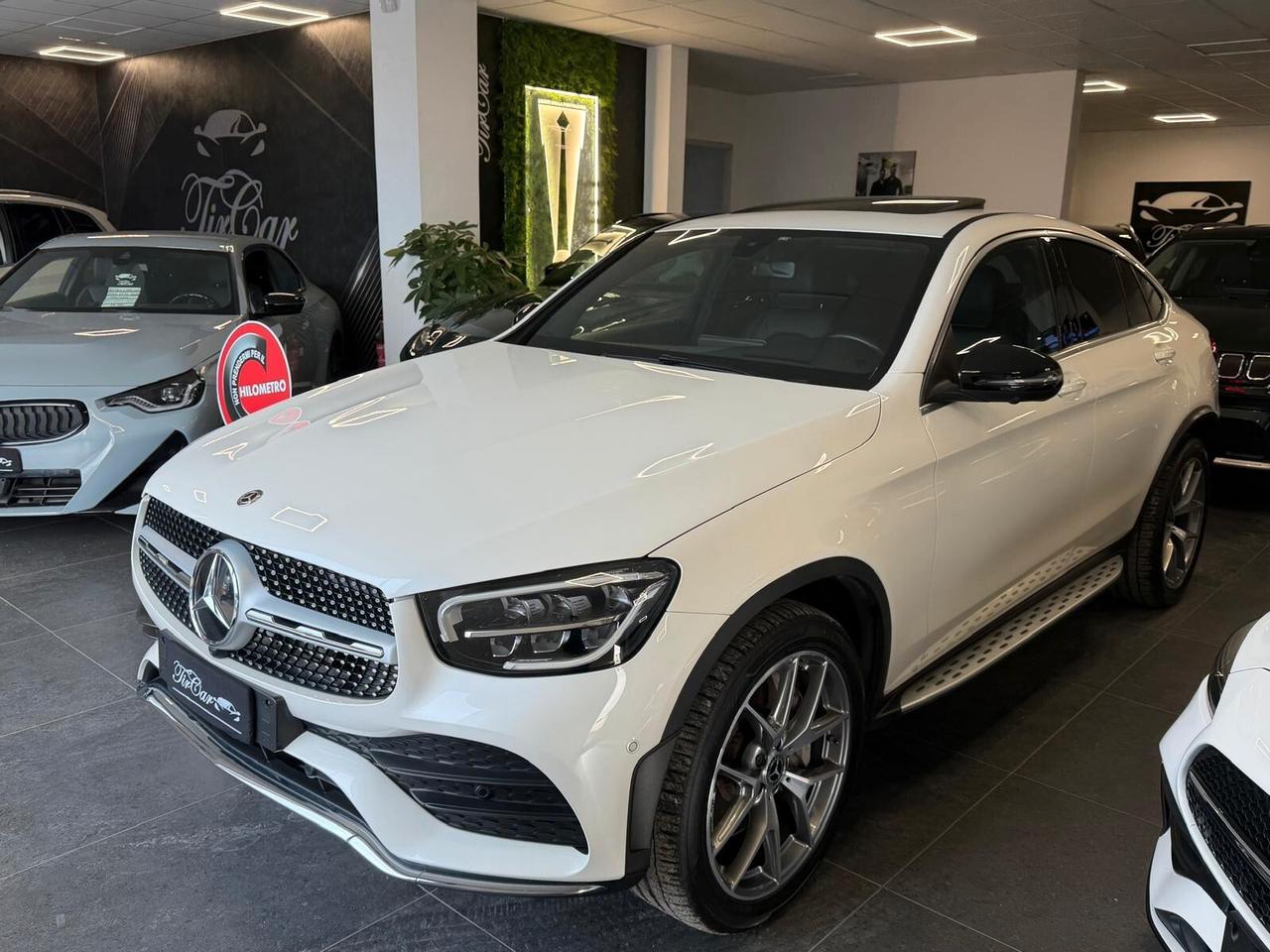 MERCEDES GLC 300D CUOPE' PREMIUM 4MATIC 2.0 245CV TETTO PELLE NAVI ANNO 2021