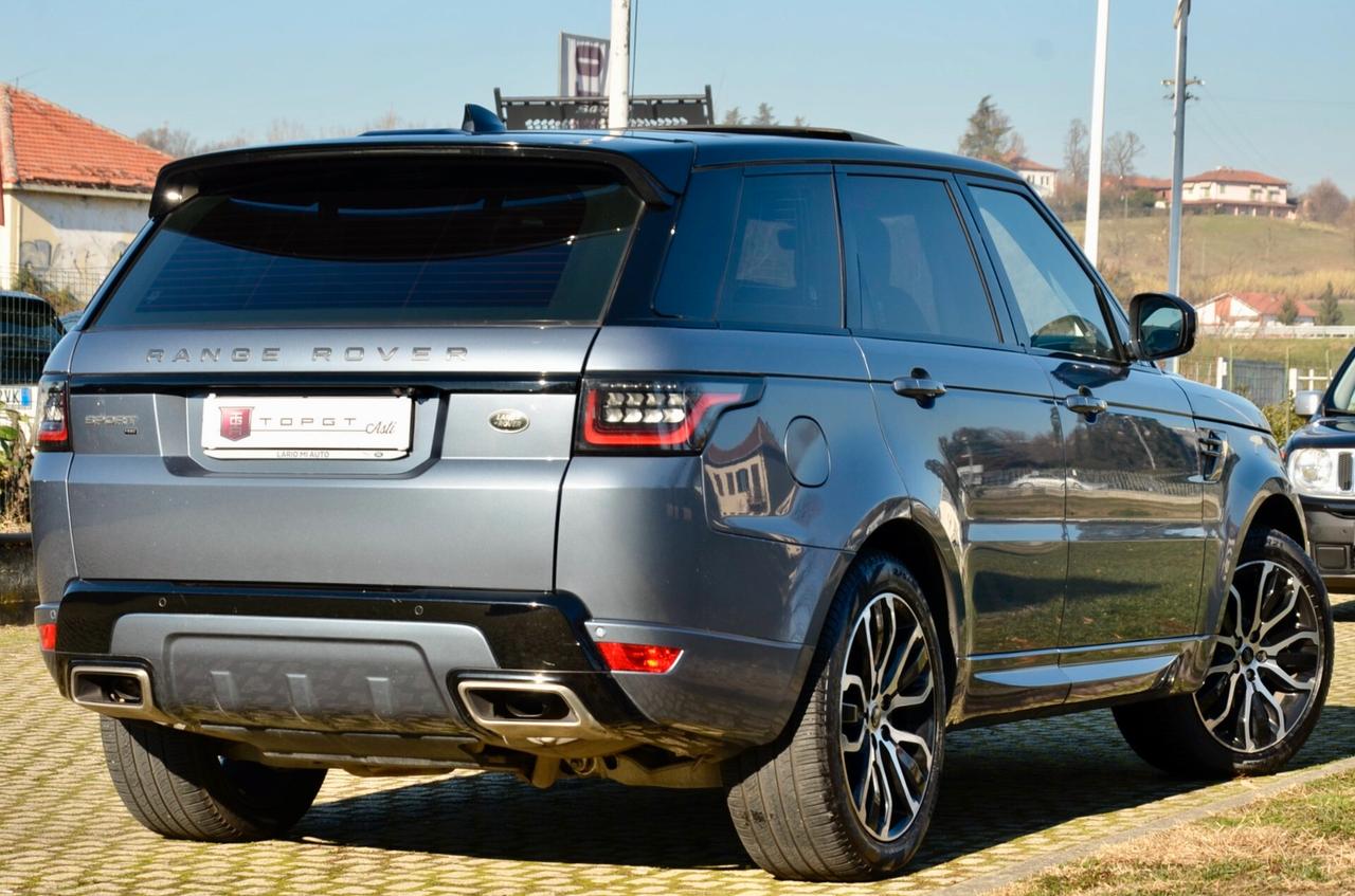 LAND ROVER RANGE ROVER SPORT 3.0 sdV6 HSE DYNAMIC 249cv AUTO, SERVICE LAND ROVER, UFF ITALIANA, TETTO, PELLE, 21", PERMUTE