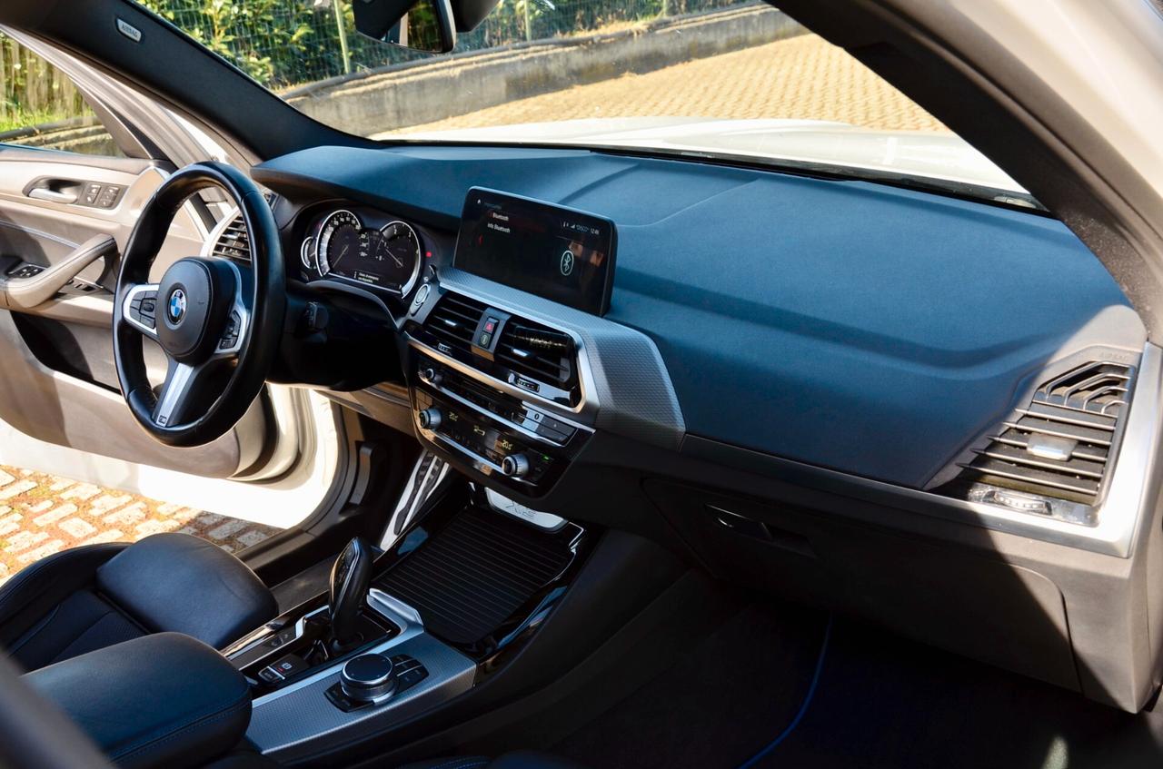 BMW X3 XDRIVE20d MSPORT 190cv AUTO, UFF ITALIANA, SERVICE BMW, EURO 6C, 21", NAVI, RETROCAMERA, FARI LED ADATTIVI, PERMUTE