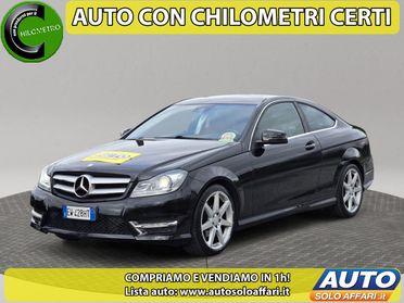 MERCEDES-BENZ C 220 CDI Coupé AVANTGARDE AUTOMATICA UNIPROPRIETARIO