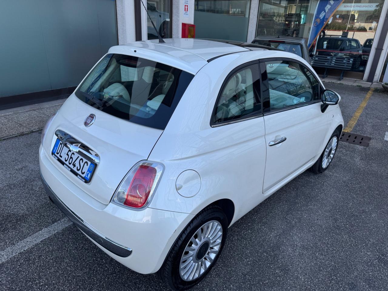 Fiat 500 1.2 Lounge bianco perla