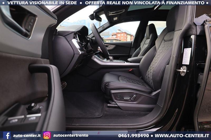 Audi Q8 50 TDI quattro S-line BLACK 23 TETTO 4RUOTESTERZANTI Sline