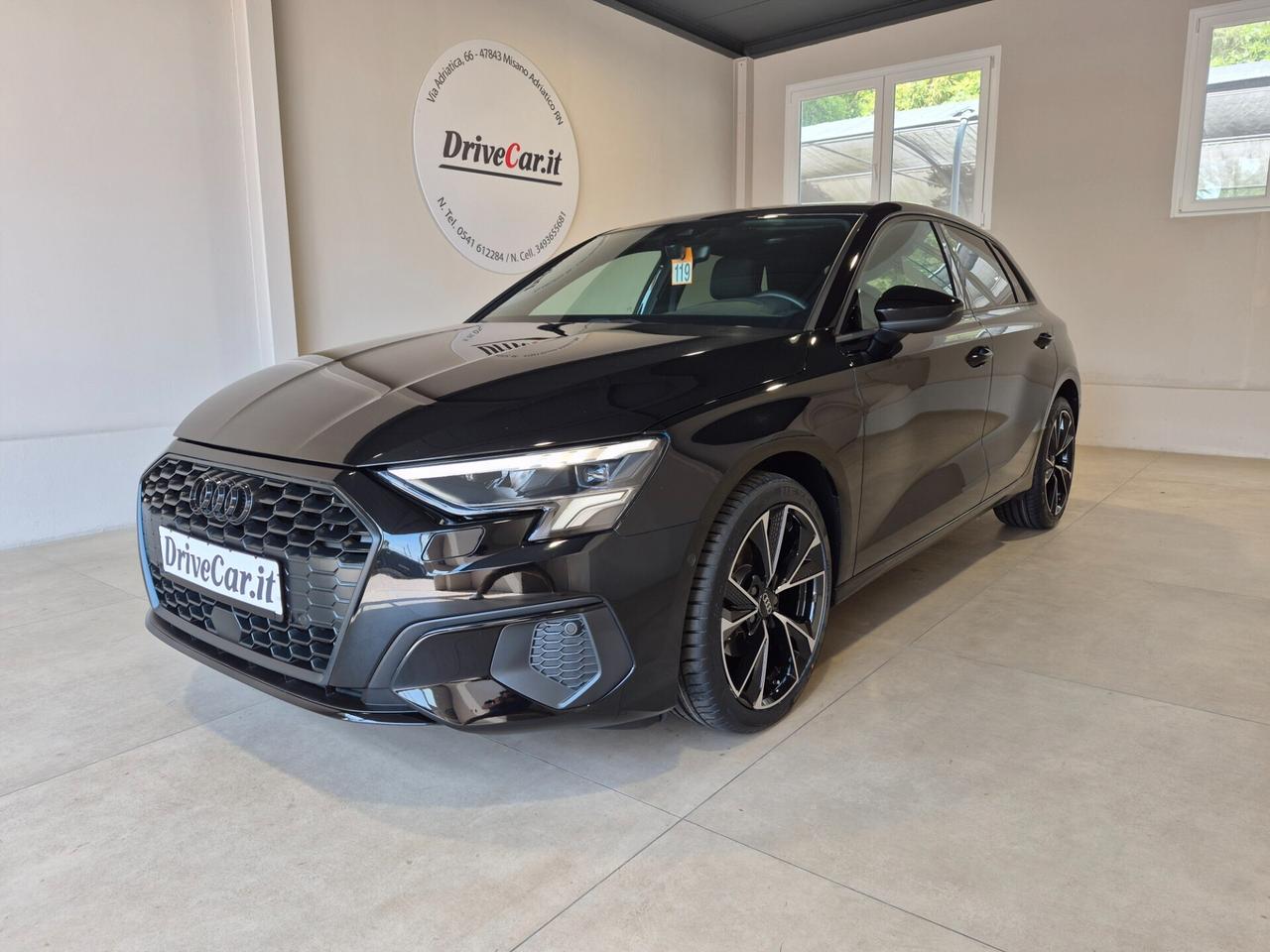 Audi A3 SPORTBACK 30 1.0 TFSI MHEV S-TRONIC LED CARPLAY V.PRIVACY C.18 AUTO UFFICIALE AUDI 1 PROPRIETARIO