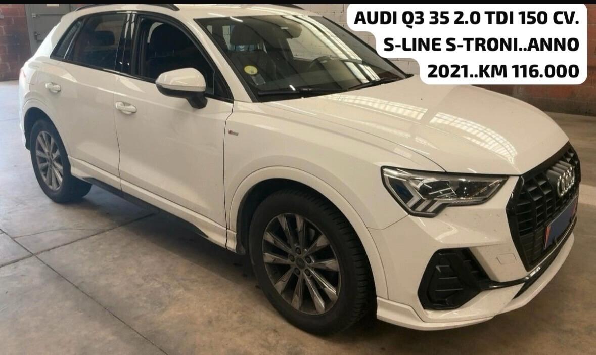 AUDI Q3 35 2.0 TDI 150 CV. S-LINE S-TRONIC PERFETTA