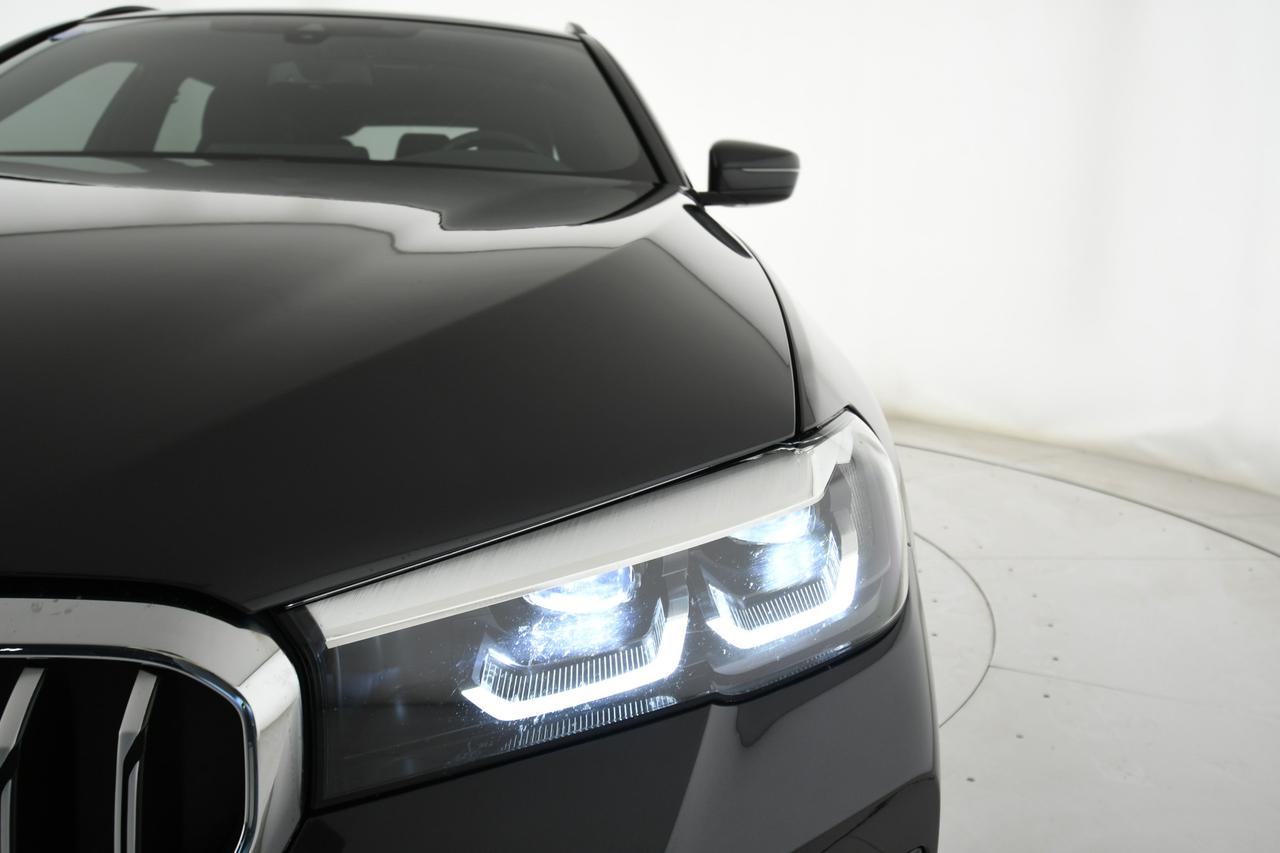 BMW 520d Touring mhev 48V xdrive Msport auto GANCIO TRAINO+CAMERA