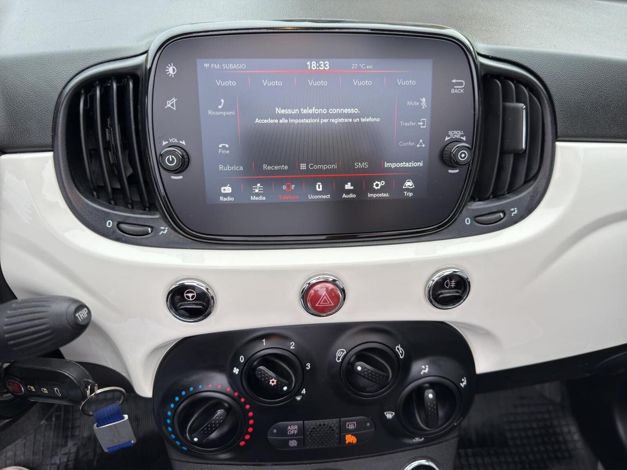 Fiat 500C 1.2 69cv Cabrio Lounge automatica 2020