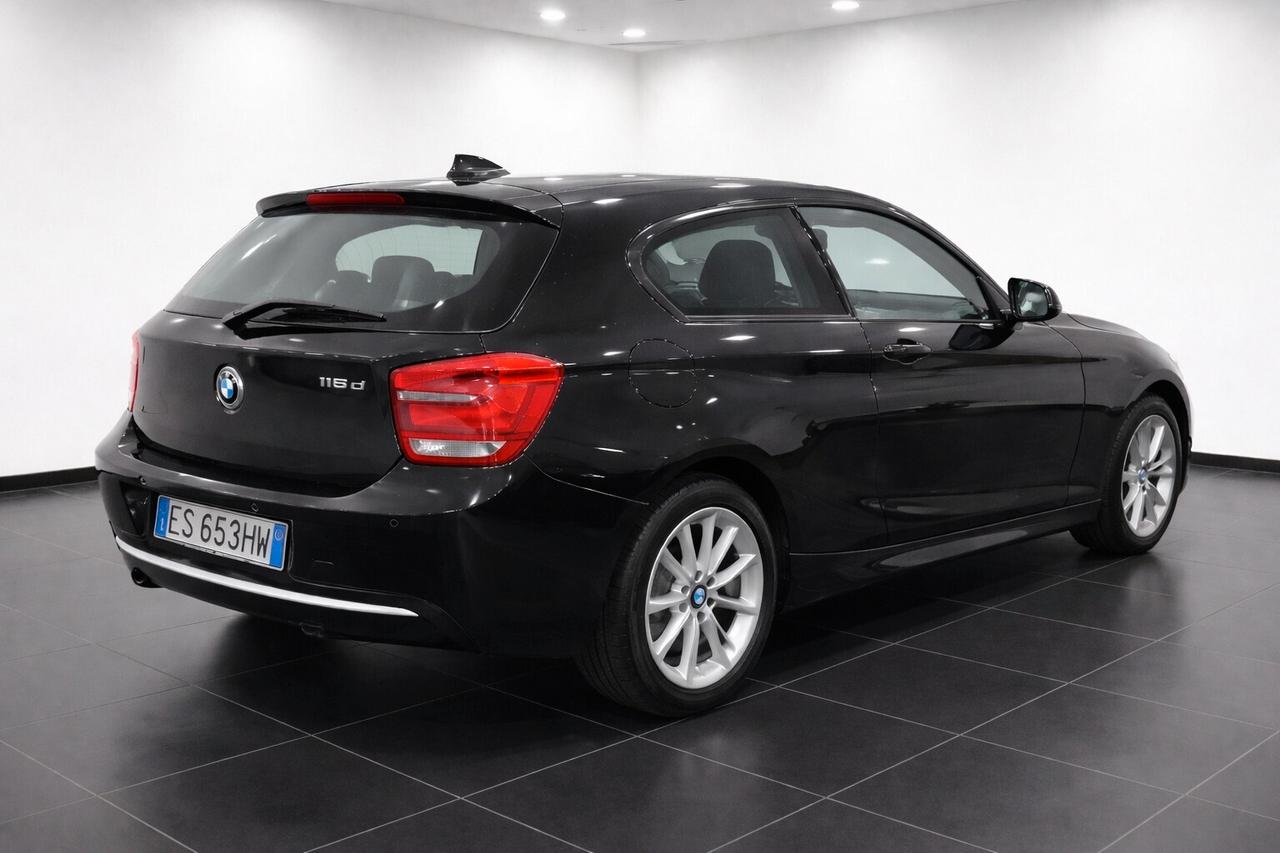 Bmw 116 116d 3p. Efficient Dynamics Urban NEOPATENTATI NAVI PELLE