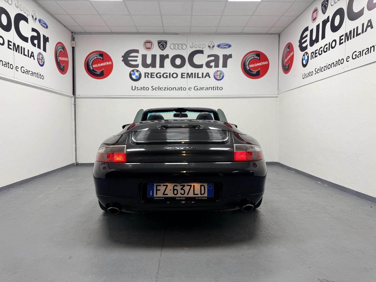 Porsche 911 3.4 Carrera 300CV Manuale Cabriolet ASI HARDTOP 06/2001 TAGLIANDI UFFICIALI
