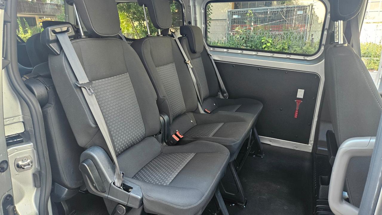 Ford Transit Custom 320 2.0 TDCI 130 CV 8 POSTI - DOPPIO CLIMA-GANCIO