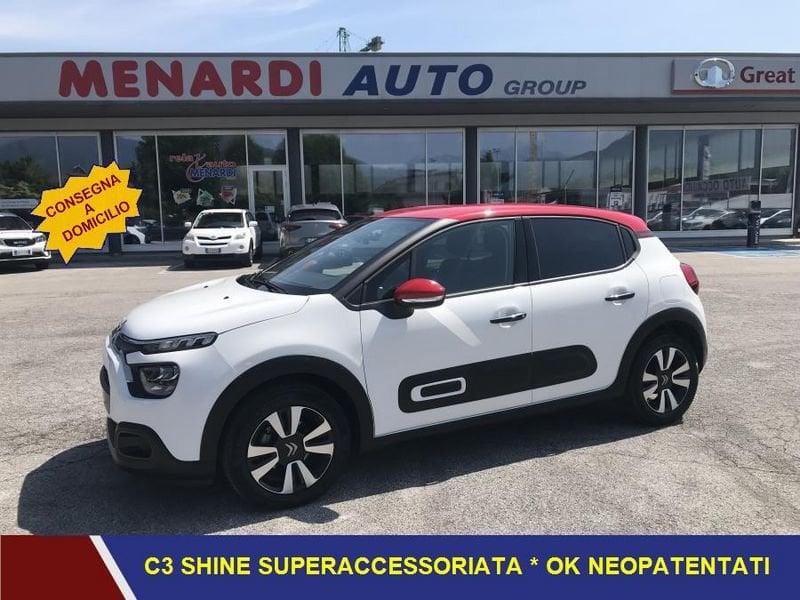 Citroën C3 PureTech 83 S&S Shine CERCHI LEGA+KEYLESS