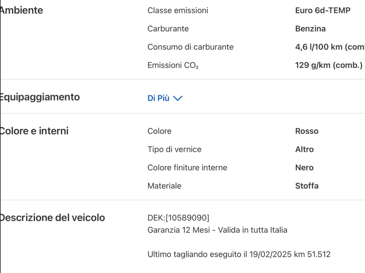 Fiat Panda 1.2 City Cross Si Neopatentati Perfetta