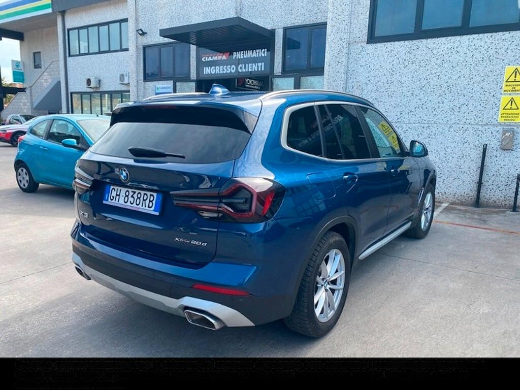 BMW X3 20D 190CV STEPTRONIC 48V X-DRIVE BUSINESS ADVANTAGE ( FARI LED - PELLE - CRUISE - CLIMA TRIZONA - NAVI - MIRROR - PARK ASSISTANT - TELECAMERA POST. )