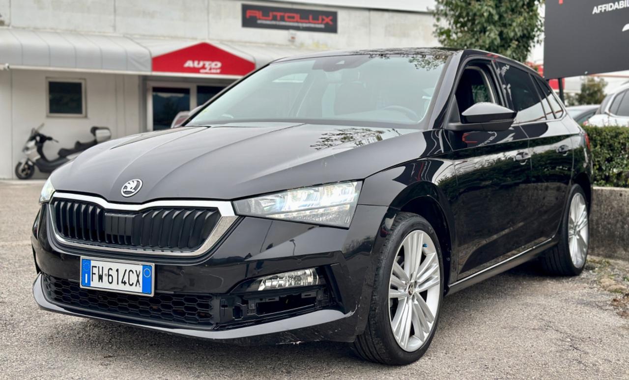 SKODA SCALA 1.6 TDI SCR DSG Style 2019 IMPECCABILE OK NEOPATENTATO