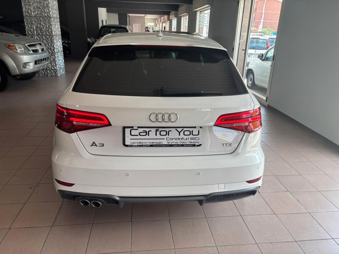Audi A3 SPB 2.0 TDI S tronic Sport S LINE - VIRTUAL COCKPIT