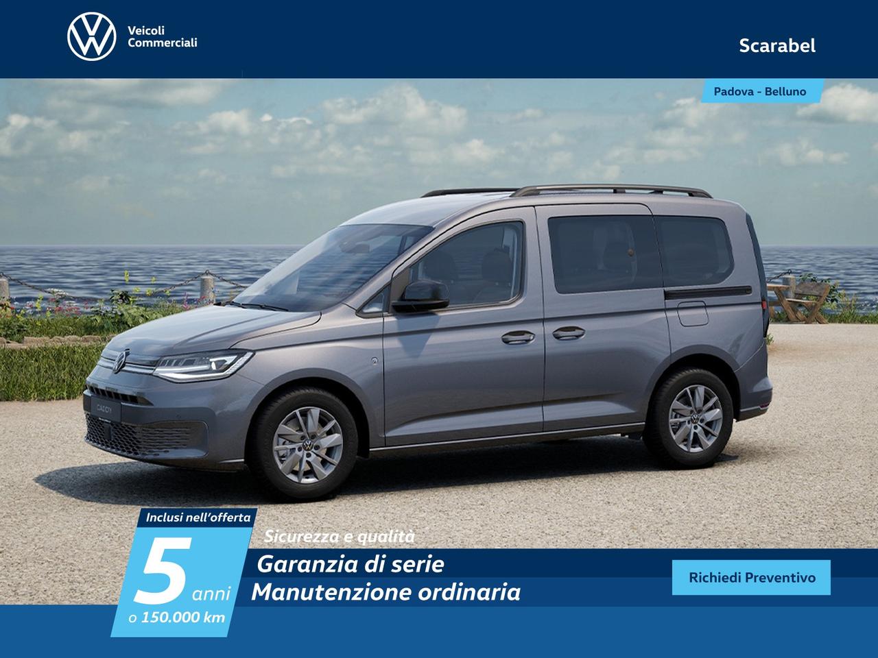 Volkswagen Caddy m1 2.0 tdi 122cv 4motion life my24