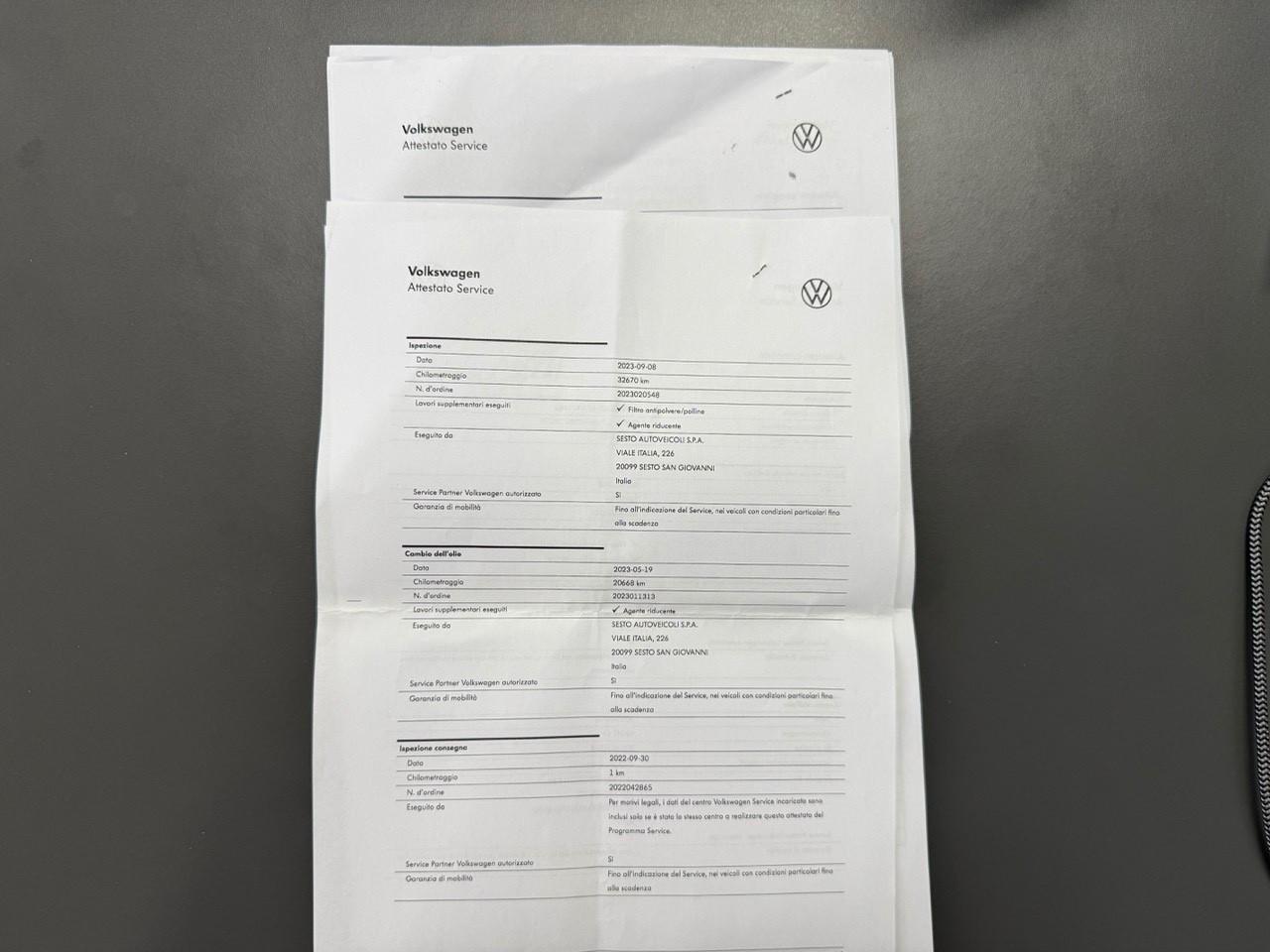 VW Golf 2.0 TDI DSG Life/TG UFFICIALI/UNIPRO