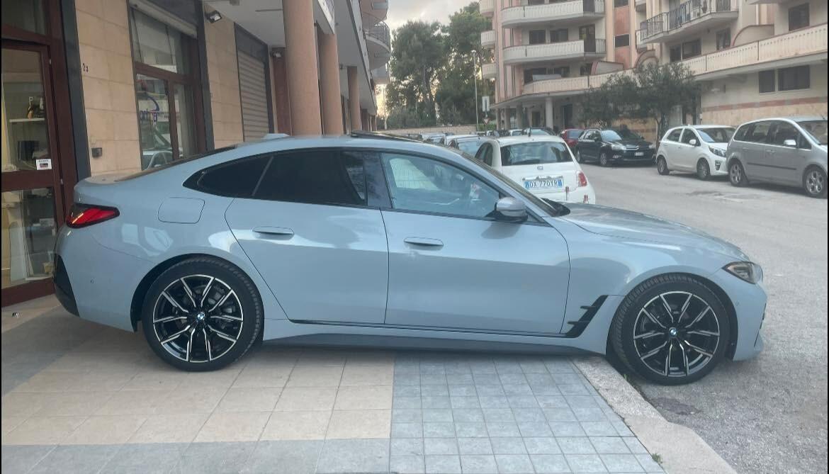 Bmw 420d GC xdrive 48V Msport TETTO NAVY PELLE 19' LED 360