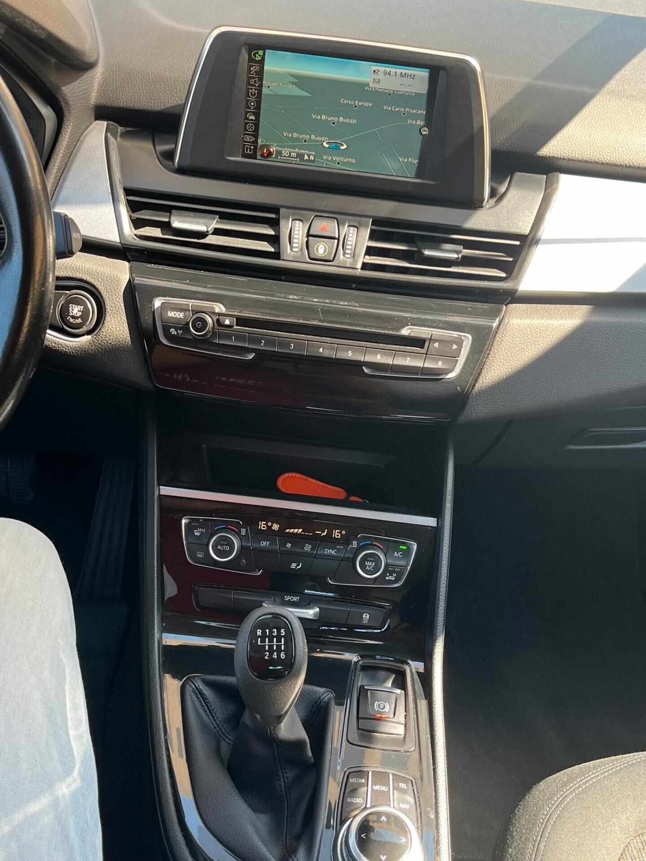 Bmw 216d ACTIVE TOURER FULL OPTIONAL KM CERTIFICATI