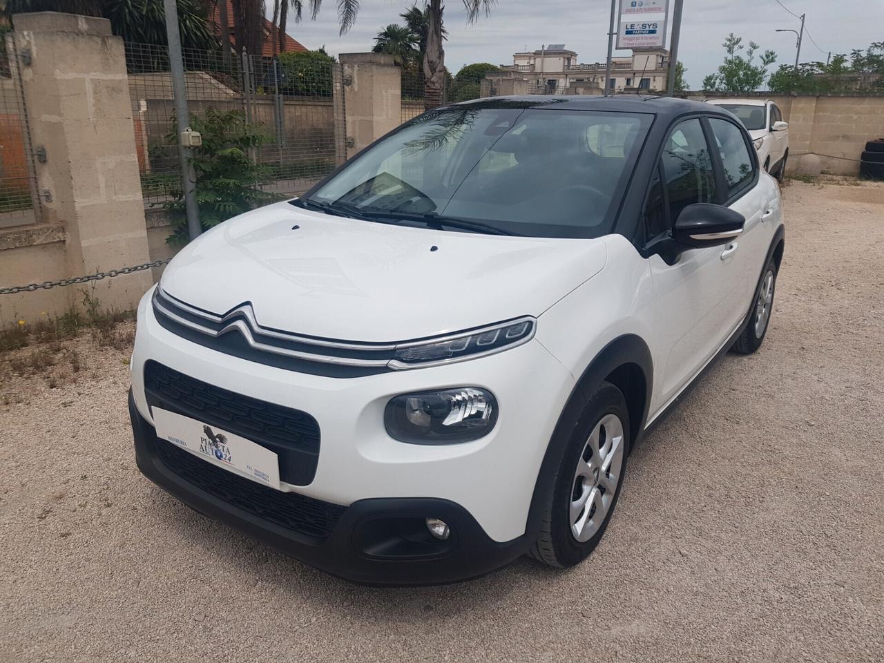 Citroen C3 1.2 PureTech 83cv Navy Led Sensori Park