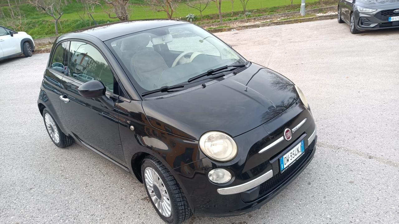 Fiat 500 1.2 benzina Lounge anno 2009