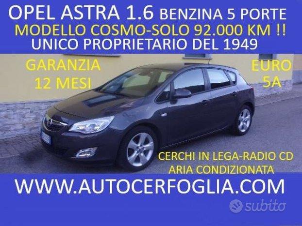 OPEL Astra 5p 1.6 Cosmo 115cv-SOLO 92.000 KM !!!